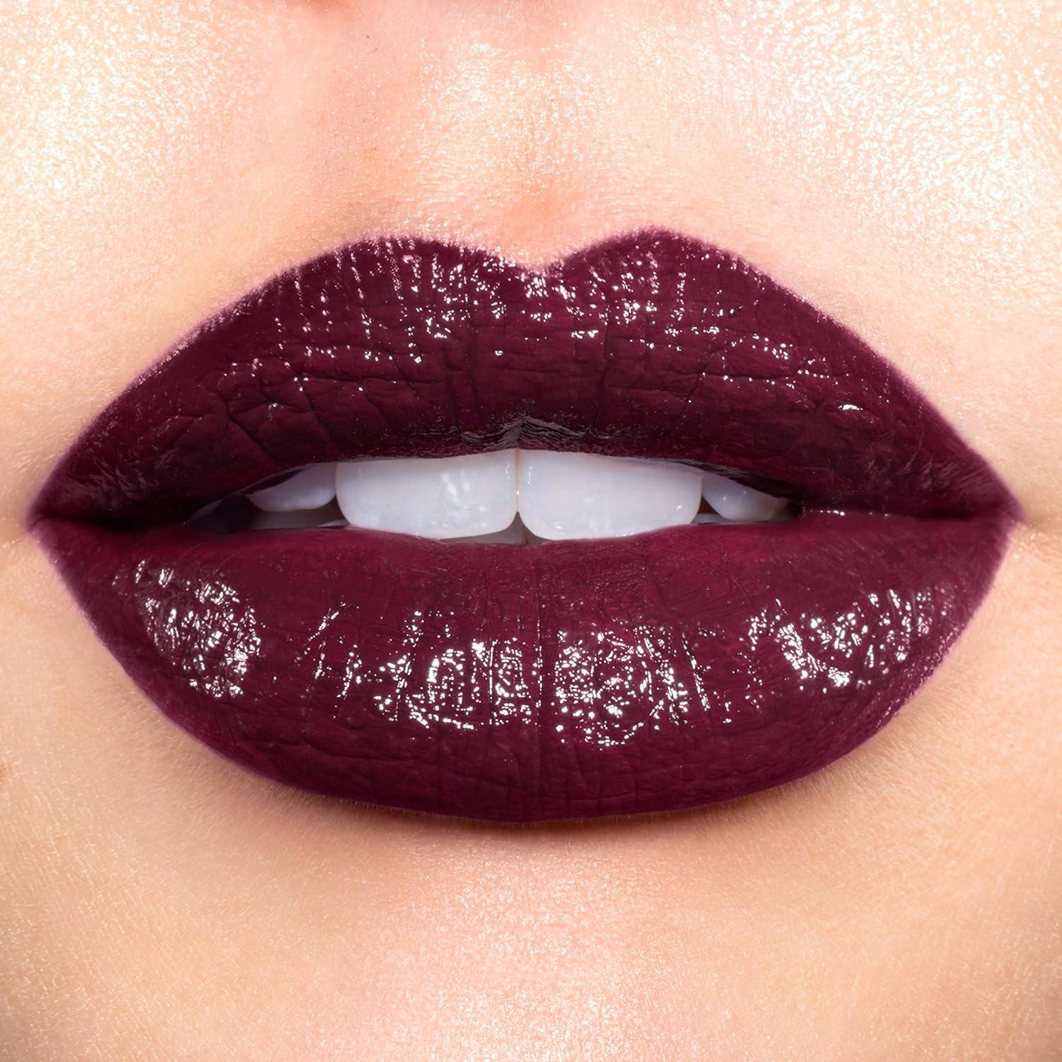 image:imageREVLON Super Lustrous Lipstick Creamy Formula For Soft FullerLooking Lips Moisturized Feel Iced Amethyst 625 015 ozBlack Cherry 477