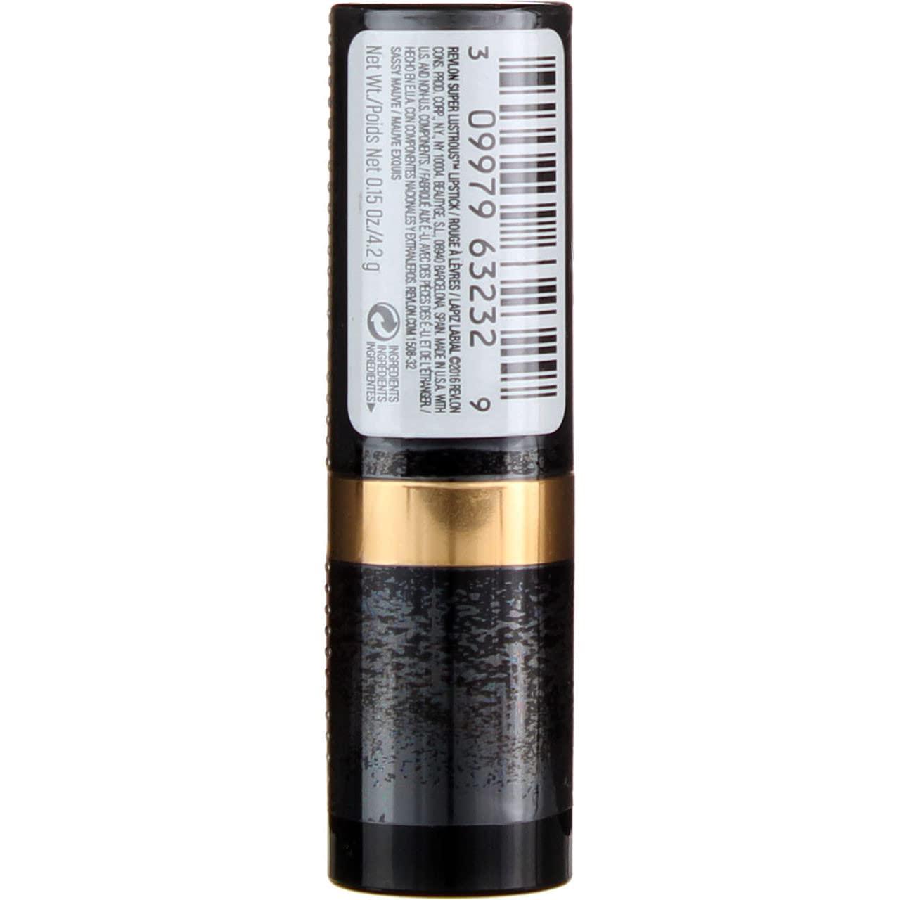 image:imageREVLON Super Lustrous Lipstick Creamy Formula For Soft FullerLooking Lips Moisturized Feel Iced Amethyst 625 015 ozMauve
