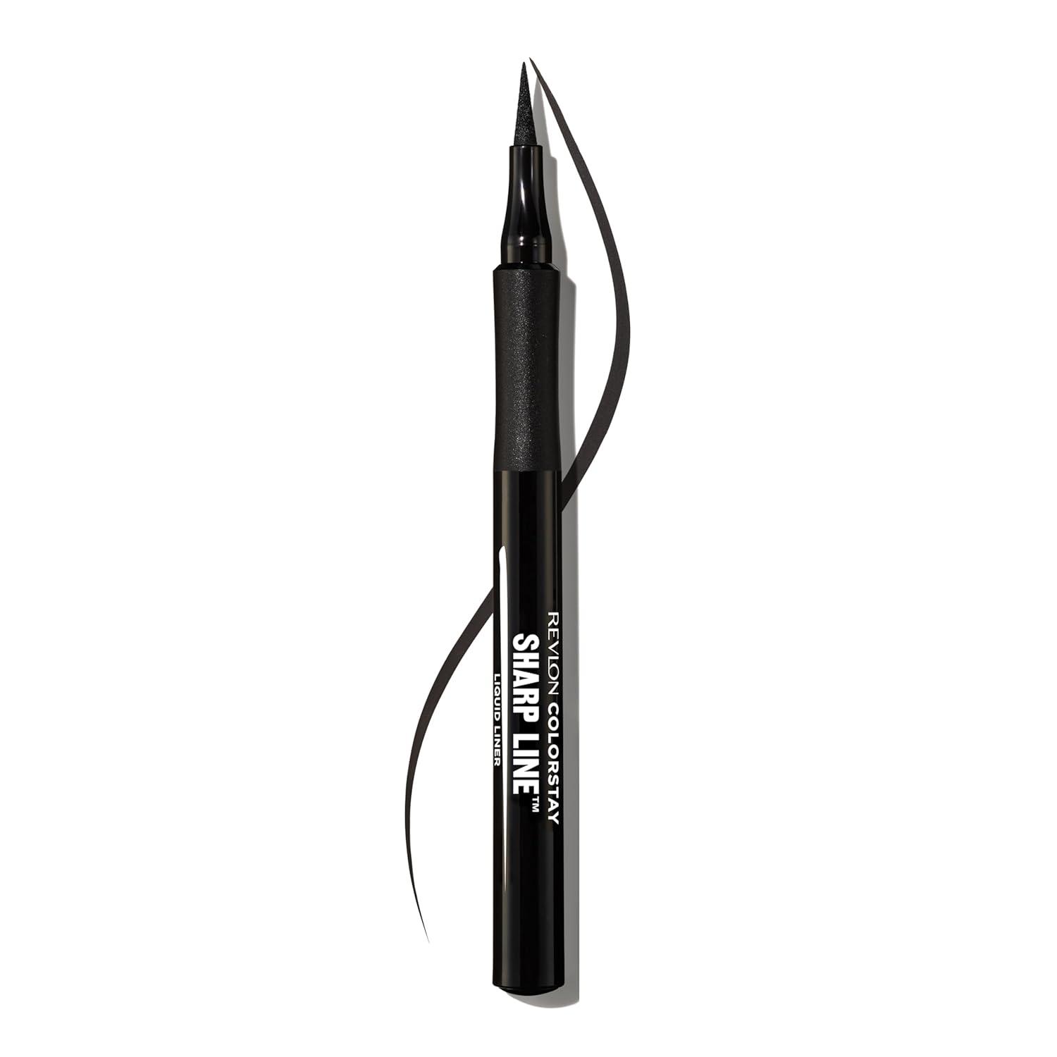 image:imageRevlon Liquid Eyeliner Pen ColorStay Sharp Line Eye Makeup Waterproof Smudgeproof Longwearing with Slim Tapered Tip Sharp LineSlim Tapered Tip