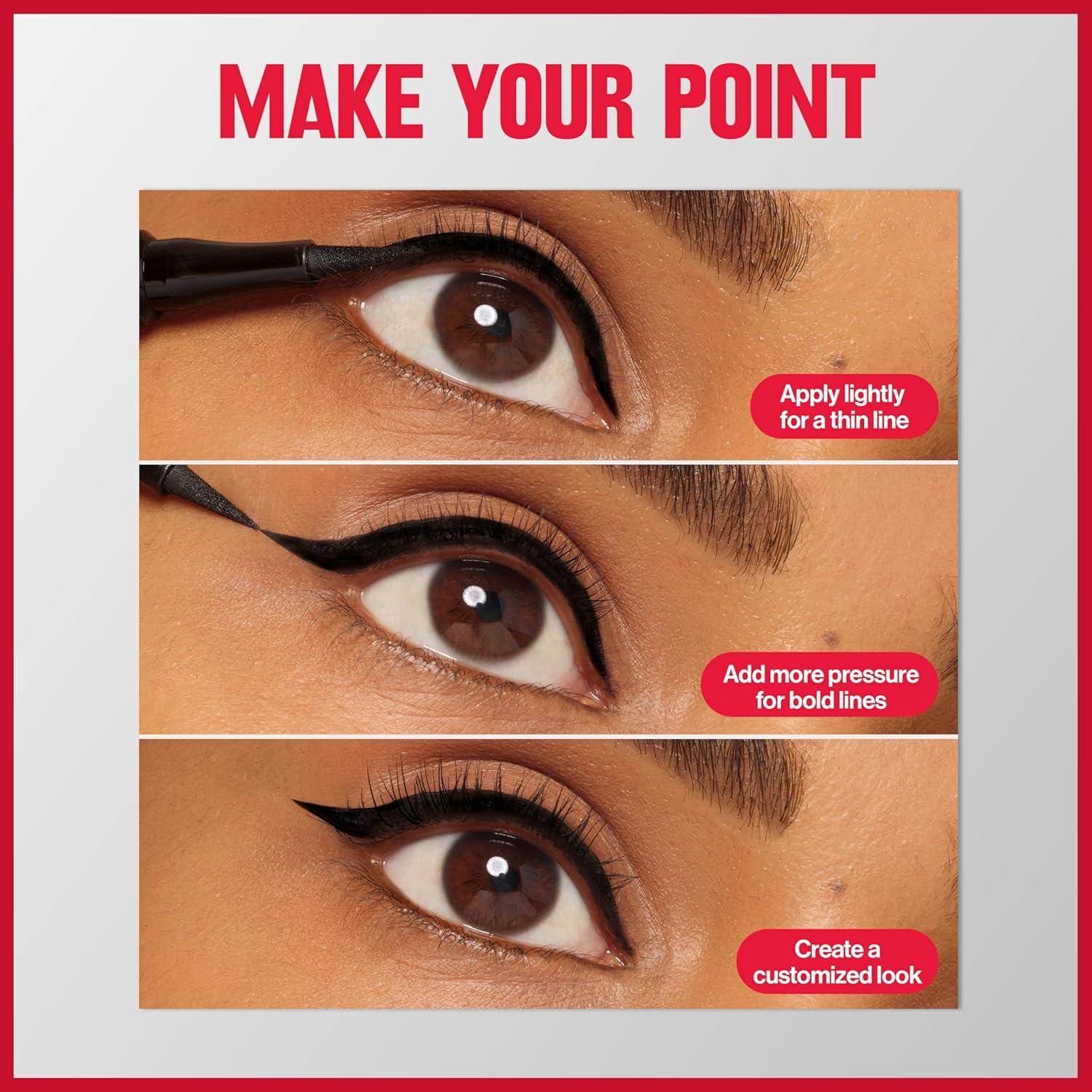 image:imageRevlon Liquid Eyeliner Pen ColorStay Sharp Line Eye Makeup Waterproof Smudgeproof Longwearing with Slim Tapered Tip Sharp LineSlim Tapered Tip