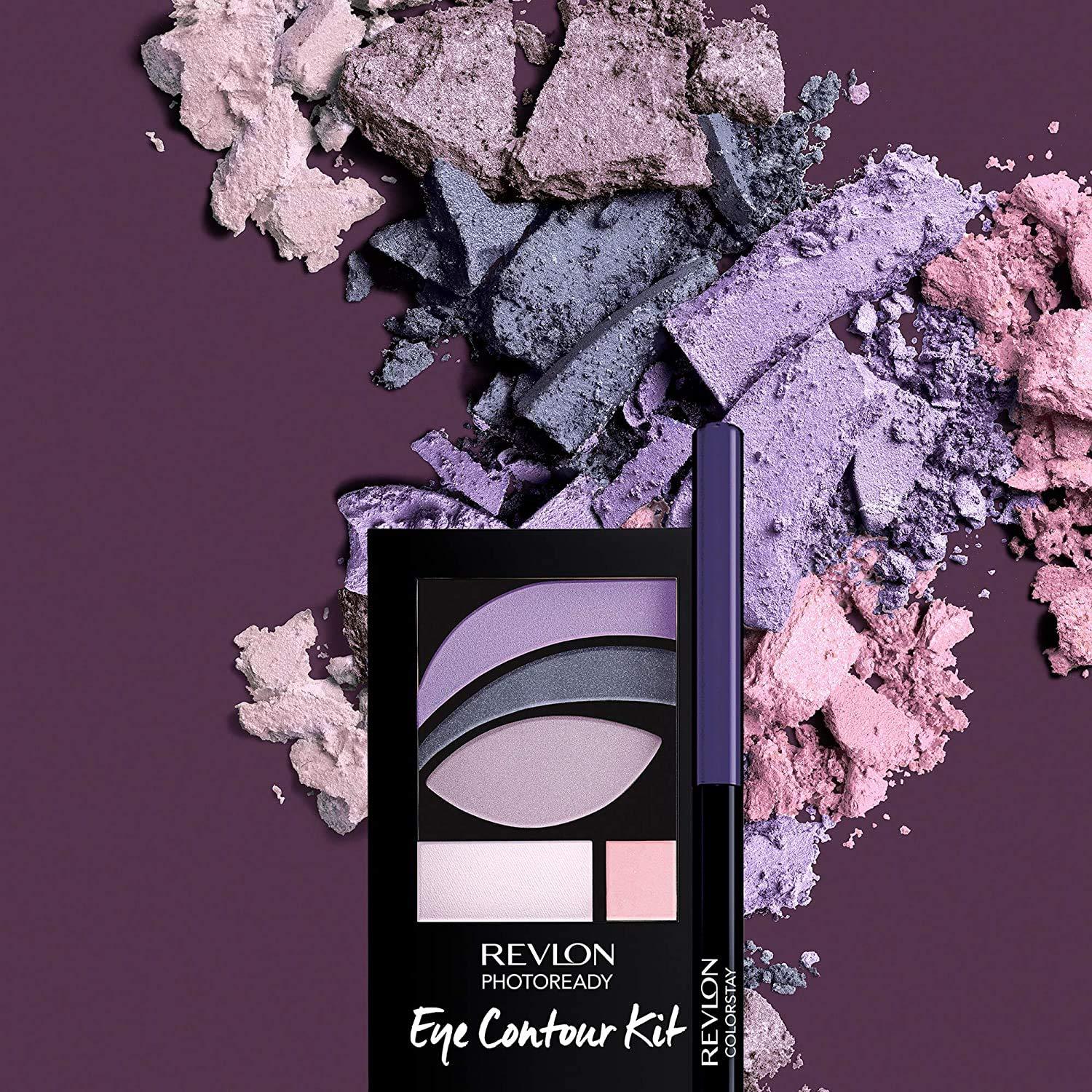 image:imageRevlon PhotoReady Eye Contour Kit Eyeshadow Palette with 5 WetDry Shades amp DoubleEnded Brush Applicator Metropolitan 501 01 ozImpressionist