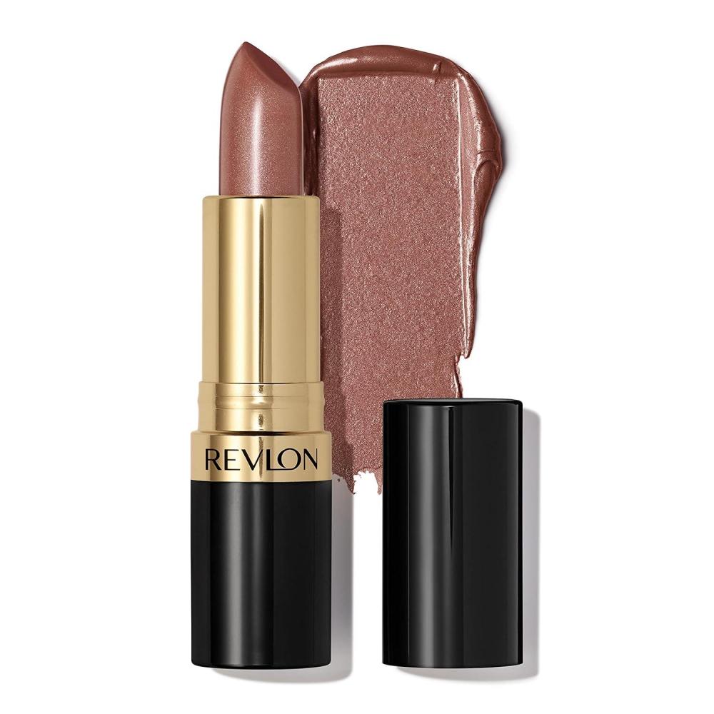 image:imageREVLON Super Lustrous Lipstick Creamy Formula For Soft FullerLooking Lips Moisturized Feel Iced Amethyst 625 015 oz103 Caramel Glace
