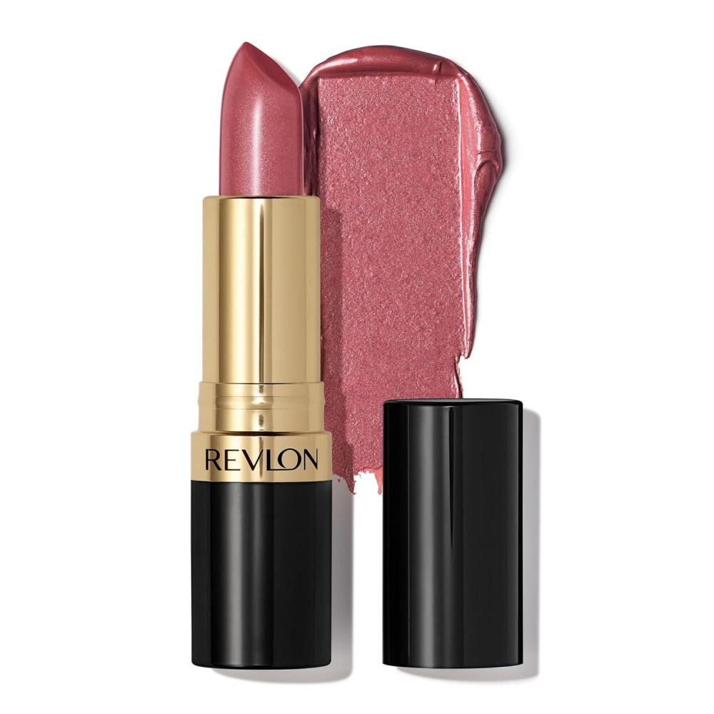 image:imageREVLON Super Lustrous Lipstick Creamy Formula For Soft FullerLooking Lips Moisturized Feel Iced Amethyst 625 015 oz460 Blushing Mauve