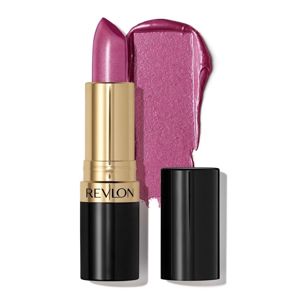 image:imageREVLON Super Lustrous Lipstick Creamy Formula For Soft FullerLooking Lips Moisturized Feel Iced Amethyst 625 015 oz625 Iced Amethyst