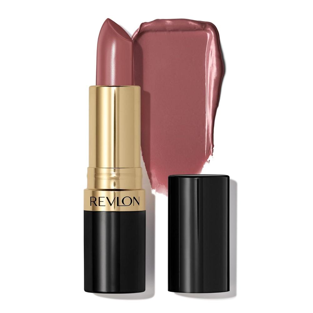 image:imageREVLON Super Lustrous Lipstick Creamy Formula For Soft FullerLooking Lips Moisturized Feel Iced Amethyst 625 015 oz811 Laidback Lilac