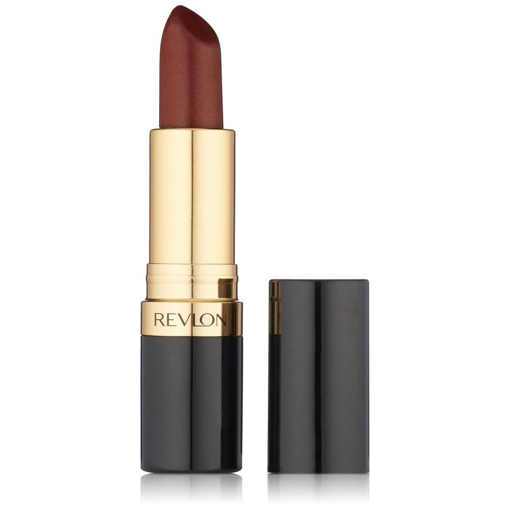image:imageREVLON Super Lustrous Lipstick Creamy Formula For Soft FullerLooking Lips Moisturized Feel Iced Amethyst 625 015 ozCoffee Bean