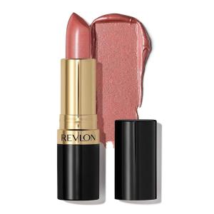 REVLON Super Lustrous Lipstick, Creamy Formula For Soft, Fuller-Looking Lips, Moisturized Feel, Iced Amethyst (625), 0.15 oz(619 Rose & Shine)