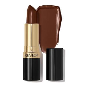 REVLON Super Lustrous Lipstick, Creamy Formula For Soft, Fuller-Looking Lips, Moisturized Feel, Iced Amethyst (625), 0.15 oz(665 Choco Liscious)