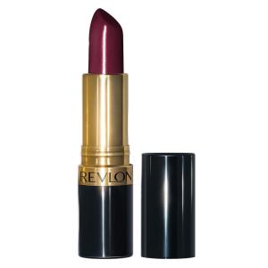 REVLON Super Lustrous Lipstick, Creamy Formula For Soft, Fuller-Looking Lips, Moisturized Feel, Iced Amethyst (625), 0.15 oz(Black Cherry (477))