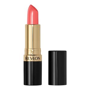 REVLON Super Lustrous Lipstick, Creamy Formula For Soft, Fuller-Looking Lips, Moisturized Feel, Iced Amethyst (625), 0.15 oz(Fire Peach)
